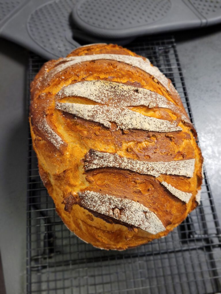 Dinkel-Roggenbrot mit Sonnenblumenkernen und Haferflocken – nadjas ...